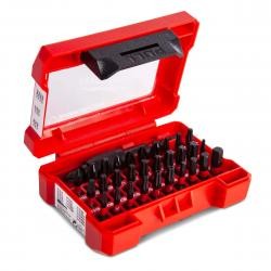 Coffret d'embout MILWAUKEE 4932464240 shockwave 32 pièces avec porte  embout