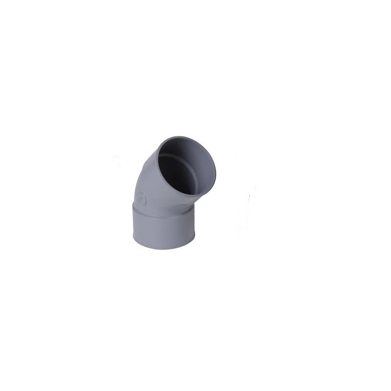 Coude PVC 45° NICOLLCH44 femelle-femelle de 40