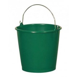 Seau rond souple avec anse acier - 11 L – vert