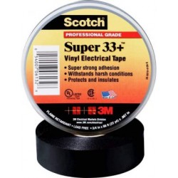 Ruban isolant électrique 3M electrical scotch 33 80282 de 19m