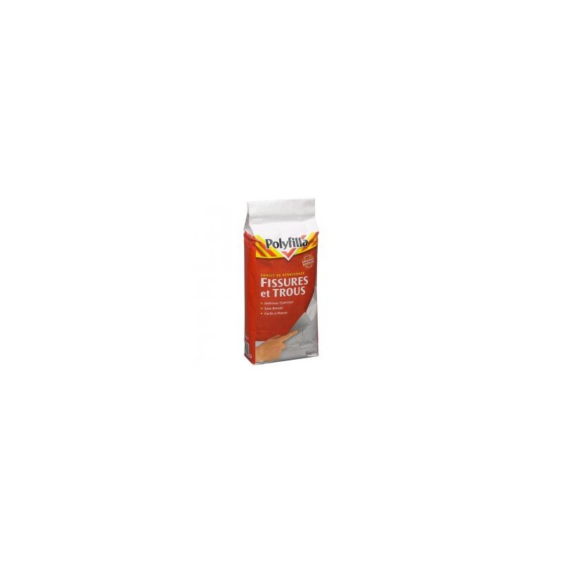 ENDUIT REBOUCHAGE FISSURES ET TROUS POUDRE 500 G POLYFILLA