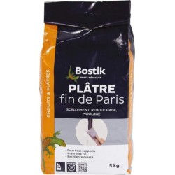 Bostik 30125150 Mortier Réfractaire-5 kg, Gris : : Bricolage