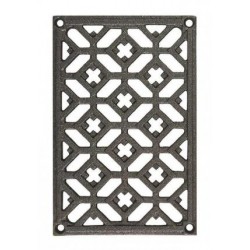 Grille d'aération rectangulaire en fonte brute TORBEL J507401 de