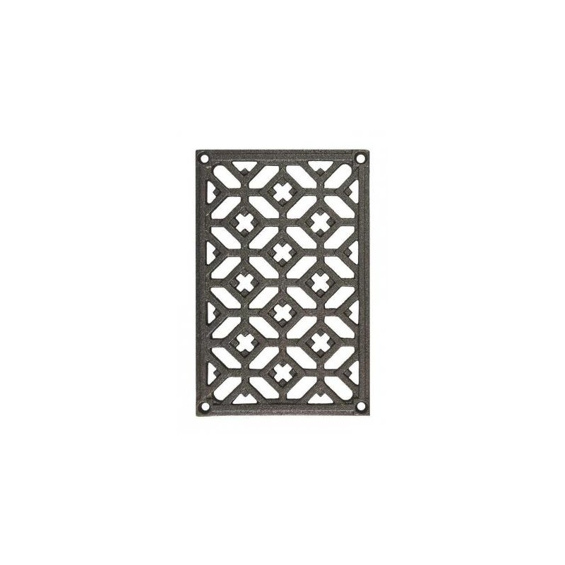 Grille d'aération rectangulaire en fonte brute TORBEL J507401 de