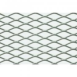 Métal déployé 7.10.10 pour grilles - maille 7x10mm - argent