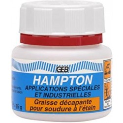 Graisse décapante pour soudure étain hampton GEB 100111 de 175 grs