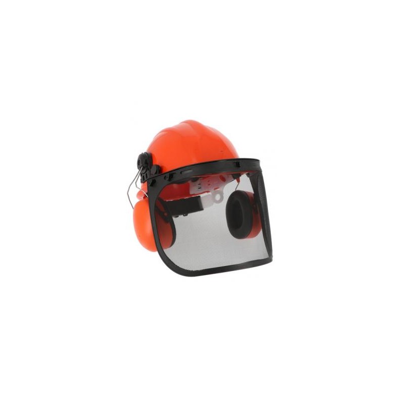 Casque forestier orange