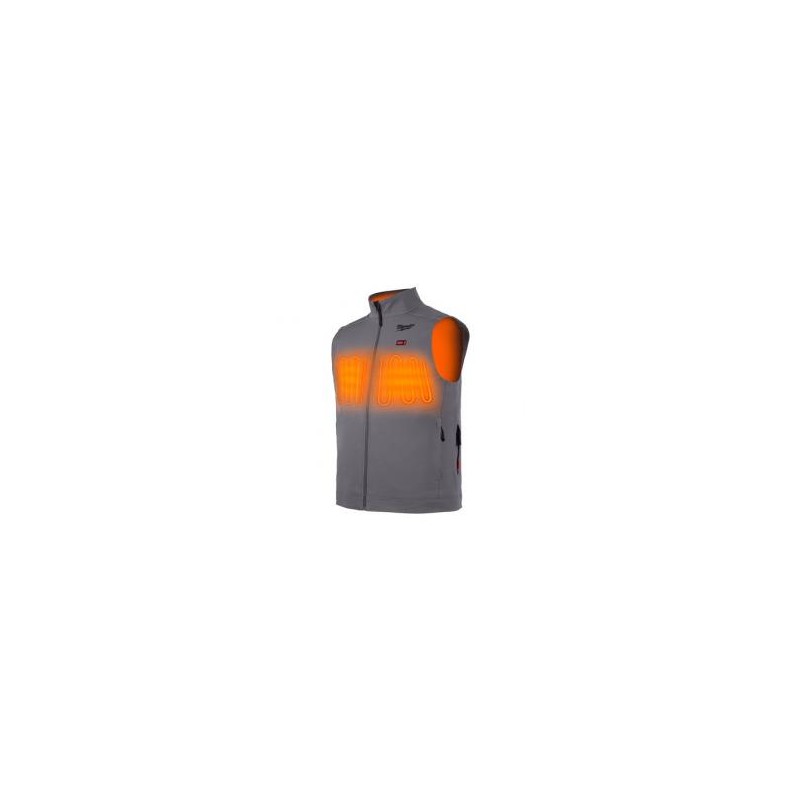 Veste chauffante sans manche Milwaukee grise sur batterie (seule)