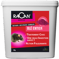 EMEROD 5 KG, poudre répulsive anti souris, rat, fouine pour comble