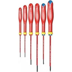 Tournevis 3 en 1 à cliquet porte-embouts + embouts - FACOM - ACL.2A2PB