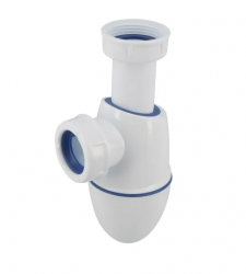 Siphon de lavabo bi-matière...