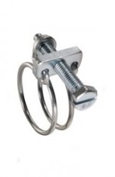 Collier à double fil inox...