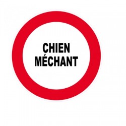 Propriété privée - Chien méchant