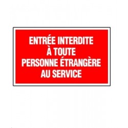 Plaque de signalisation de...