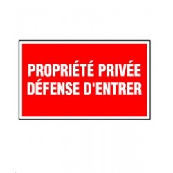 Plaque de signalisation de...