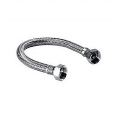 Flexible d'alimentation WATTS inox double Femelle 15 x 21 long.30 cm