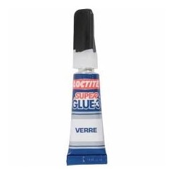 Loctite Super Glue-3 Spécial verre, colle forte pour des collages verre sur  verre, colle liquide résistante à l'eau et aux détergents, colle