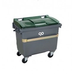 Container 4 roues 660l gris...