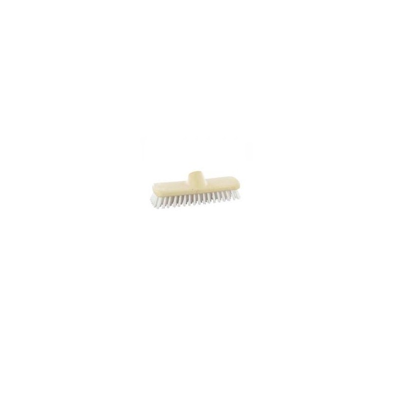 Balai brosse frottoir nylon PP blanc alimentaire 30cm - RETIF