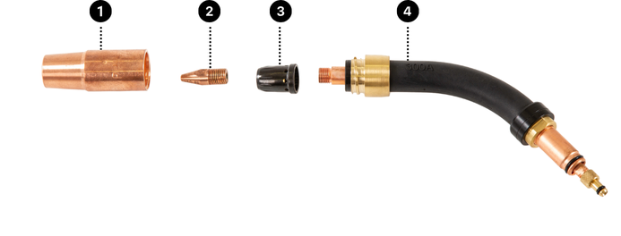 Consommables et Accessoires de torches TIG - Guillemarre Quincaillerie