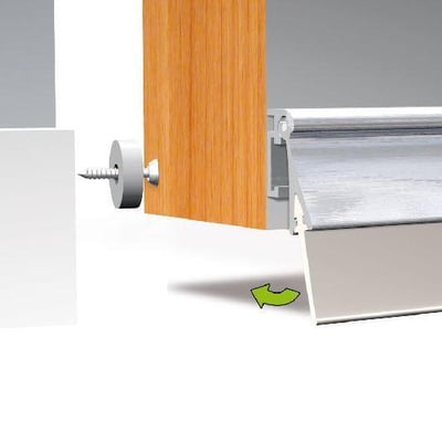 Bas de porte pivotante aluminium port o mat2 le pivotant ellen 1904003d guillemarre quincaillerie
