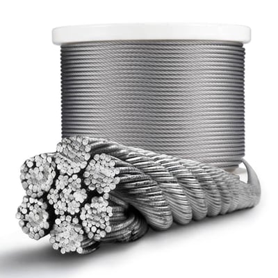 Cable extra souple 7x19 inox 3165 guillemarre quincaillerie