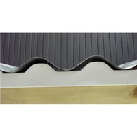 Closoir profil pour tole ondulee petite onde 76 x 182 guillemarre quincaillerie
