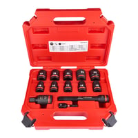 Coffret de douilles a chocs courtes milwaukee 4932480456 guillemarre quincaillerie