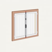 Gache de cremone rustique afbat 053501 de 43 x 36 x 19 mm guillemarre quincaillerie