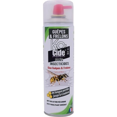 Insecticide foudroyant nid de guepes et frelons guillemarre quincaillerie