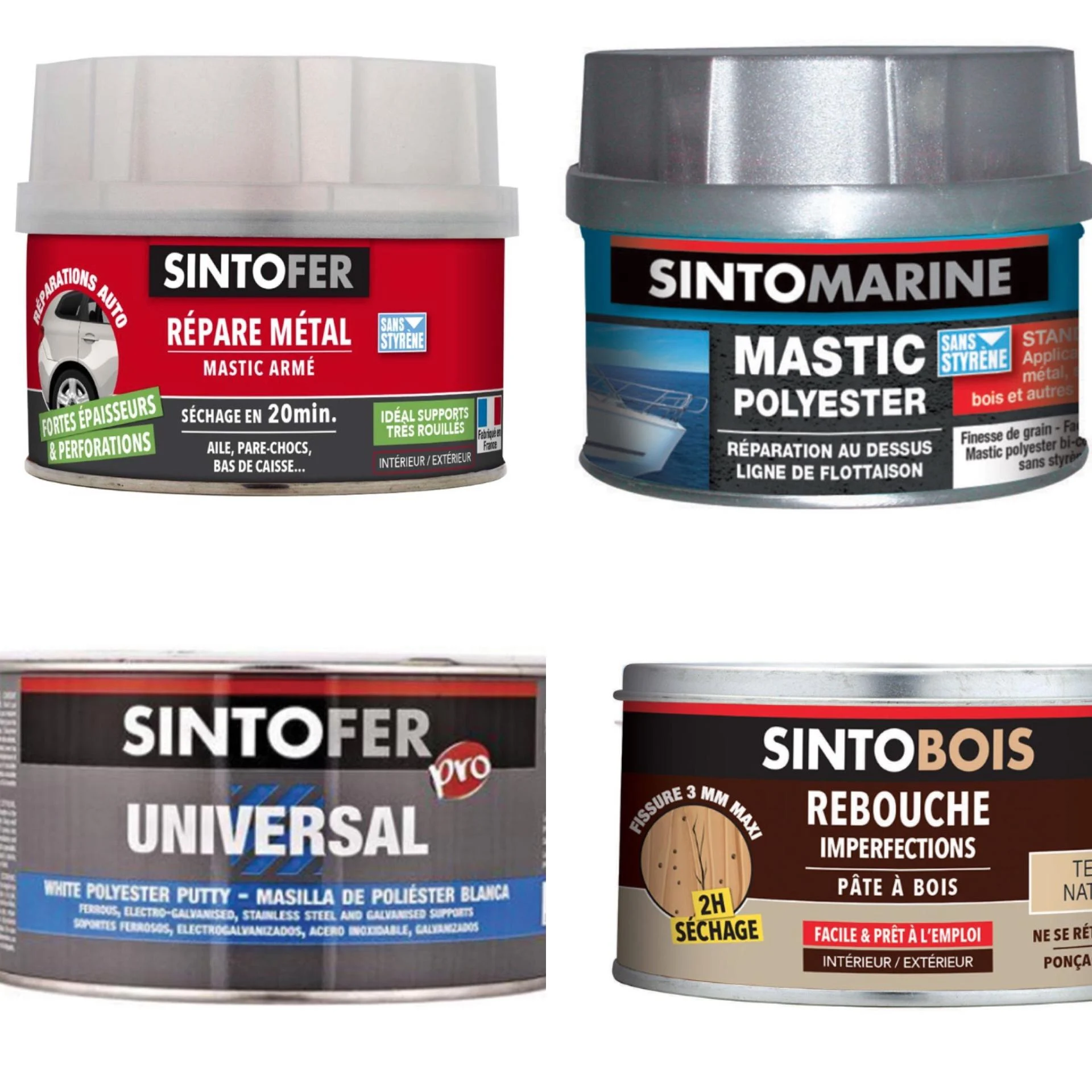 Mastics de reparation