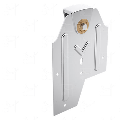 Monture de fixation sur plat mantion 0250a avec galet acier guillemarre quincaillerie