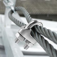 Serre cable a etrier en inox 3163 guillemarre quincaillerie