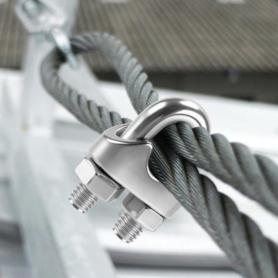 Serre cable a etrier en inox 3163 guillemarre quincaillerie